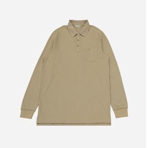 [크로커다일남성]피케 조직 솔리드 베이직 카라티 CDAABTP379182