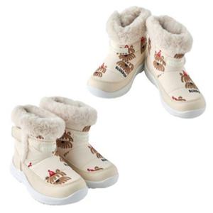 [블루독8키즈]크림 스노우B삽살이숏패딩부츠 퍼안감 겨울 운동화 신발방한 썰매장 두돌선물 초등25C1982501