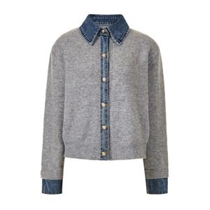 [포커스]데님 배색 포인트 니트 가디건 PBVFF5W1KC4711