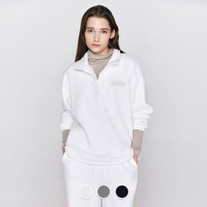 지오다노 325935 여성 겨울 오버핏 폴라 플리스 아노락 반집업 05325935