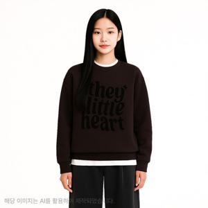 [더데이걸]쉐이킹 레터 루즈핏 맨투맨 TGMA25T03 [모다아울렛 남