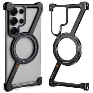 갤럭시S25울트라 맥세이프 메탈 프레임리스 쿨링 거치대 케이스