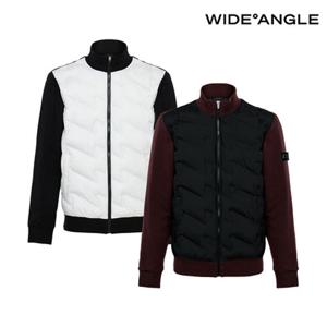 [와이드앵글] WMW25K33 남성 TO 웰딩튜브 패딩 풀집업 스웨터