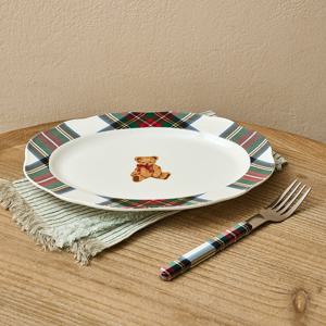 [모던하우스] 홀리베어 스칼럽 타원접시 L24.5