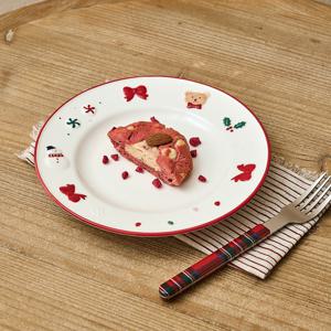 [모던하우스] 홀리베어 입체 원형접시 D20 레드림