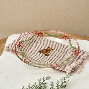 [모던하우스] 홀리베어 크리스마스 유리접시 21cm