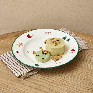 [모던하우스] 홀리베어 입체 원형접시 D20 그린림