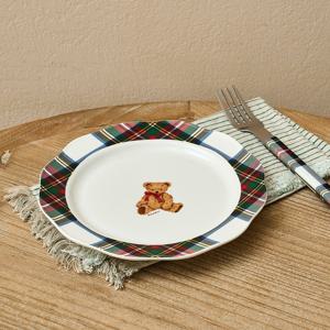 [모던하우스] 홀리베어 스칼럽 원형접시 D19