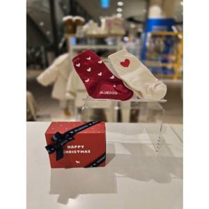 [블루독베이비] 25 FW(IV)크리스마스 하프양말(45C1481001)백일 돌 선물 조카 크리스마스 성탄절 (45C14810