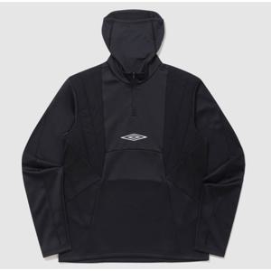 엄브로 패딩 믹스 풋볼 기모 하프 집업 BB UP421SFSO2 BLK0