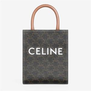 셀린느 미니 버티컬 카바스 CELINE 프린트 트리옹프 캔버스 194372BZK04LU