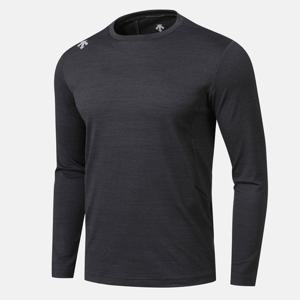 [데상트]데상트 러닝 스트레치 슬림 긴팔티셔츠 SP313RTL99BLK0
