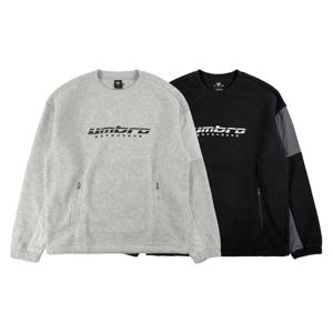 [엄브로]엄브로 WARM+ 우븐 믹스 플리스 맨투맨 UP421SFSO1