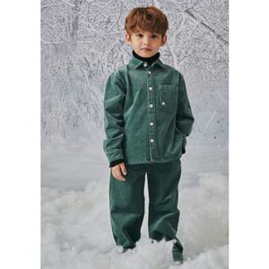 [빈HU] (BZ63PT03GN) 그린 코듀로이 일자팬츠