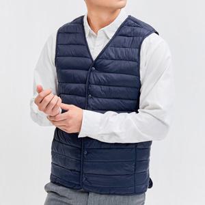 H스타일(KH)LD90WV넥라이트패딩조끼 겨울 남녀공용