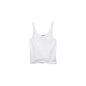 프라다 프라다 화이트 슬리브리스 탑 2322174