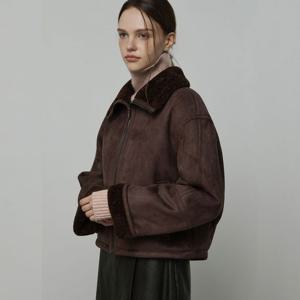 잇미샤 카라 집업 무스탕 점퍼 ITPCFJK12A