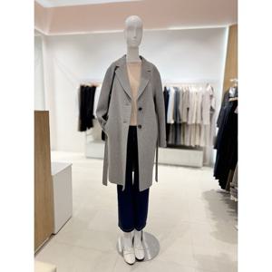 [숲]싱글 투버튼 벨티드 하프코트  SBAHC907