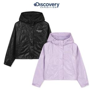 [디스커버리키즈US] (DKTR72056) 여아 윈터 글로시 우븐 후드 자켓