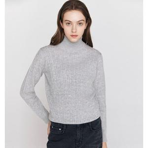 [지오다노] 여자 꽈배기 터틀넥 니트 스웨터 12GG 05355919