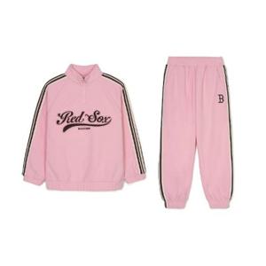 MLB키즈트레이닝세트 GQC 7AS2VA246-43PKL 바시티 스포츠 기모 테리 맨투맨세트 보스턴 레드삭스