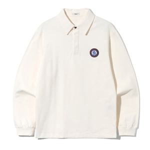 [유씨엘에이]공용 프레피 씰로고 긴팔 폴로셔츠 (UB9LT35_21)