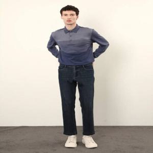 [인디안]웰메이드롯데창원/베이직핏 라이크라 본딩 겨울청바지MIUDL4W9461W