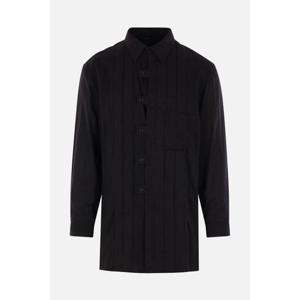 요지 야마모토 긴팔 셔츠 HLB13215BLACK Black