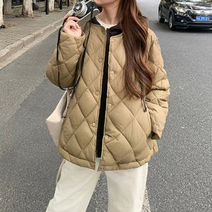 [올리비에스클로젯] 레이어드 후드 다이아 퀄팅 패딩점퍼_O2511PD006D