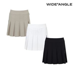 [와이드앵글] WWP25Q51 CO 봄 베이직 플리츠 큐롯