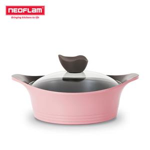 네오플램 에콜론냄비 애니 20cm전골(미니)_핑크