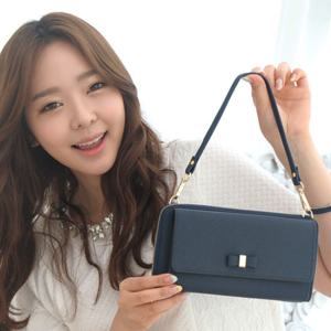 [프롬비]소가죽 샤베트 멀티지퍼 미니백/클러치백