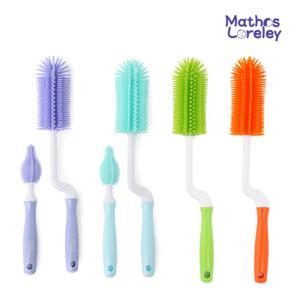 [마더스로렐라이]실리콘 젖병솔 젖꼭지솔 세트,젖병세척,병솔