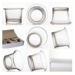 [홈앤하우스] 나팔 투명 유리컵홀더 10개(티라이트 보티브용소)