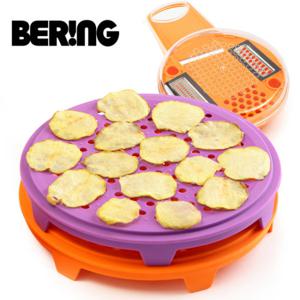 베링 실리콘 네이처 칩메이커 2개 + 4in1 멀티채칼 세트