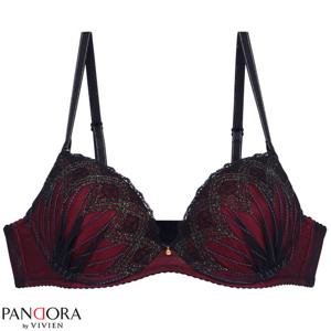 판도라by비비안 블랙골드 시스루 브라 AB컵 pbr1909