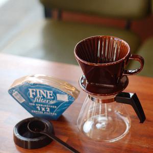 커피두콩 핸드드립(도자기드리퍼+필터100장+포트500ml)