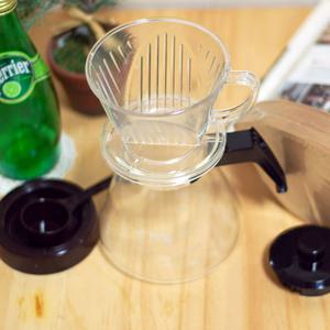 Rlovecoffee커피두콩 핸드드립(투명드리퍼+필터100장+포트500ml)