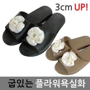 [포리빙] EVA 키높이 플라워 다용도화/욕실화/거실화