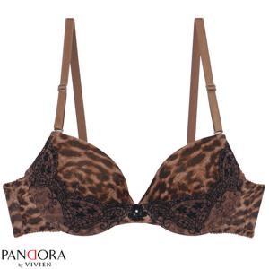 판도라by비비안 골드펄 레오파드 몰드브라 AB컵 pbr1906
