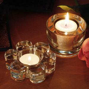 [홈앤하우스] 글래스 티라이트 캔들 홀더 투명 유리