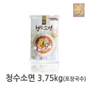 청수 포장국수 소면 3.75KG / 37인분 잔치 멸치 비빔국수