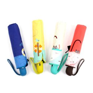 휴대용우산-3단 전자동-피싱캣 e524