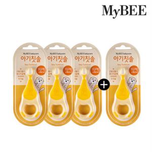 마이비 치발기 아기칫솔 1단계(4~12개월) x4개
