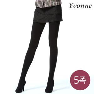 [이본느] 80D 학생용 고탄력 타이즈 5족