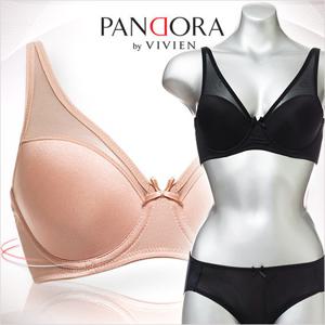 [판도라by남영비비안]망사믹스 몰드 브라팬티세트 bp7021