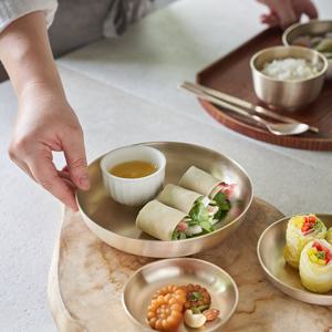 [광명유기] 방짜유기 클래식 원형 찬기 15cm