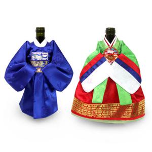 [박씨상방] 고급 신랑신부 와인커버