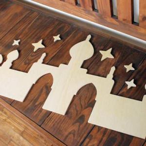 아트박스/디자인베이 [우드스티커] 우드캐슬 (반제품)