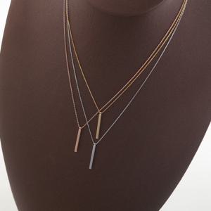 [폭스타일] 플레인 스틱 목걸이